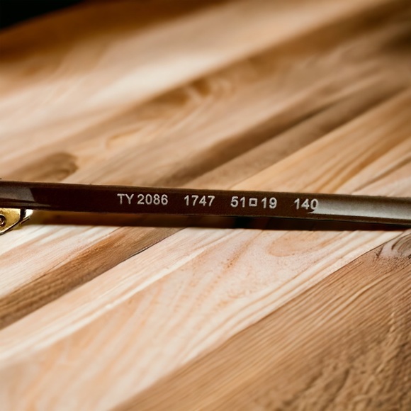 TORY BURCH TY2086 ROUND CAT EYE GLASSES FRAMES ORIGINAL CASE LIGHT TORTOISE - Picture 5 of 5